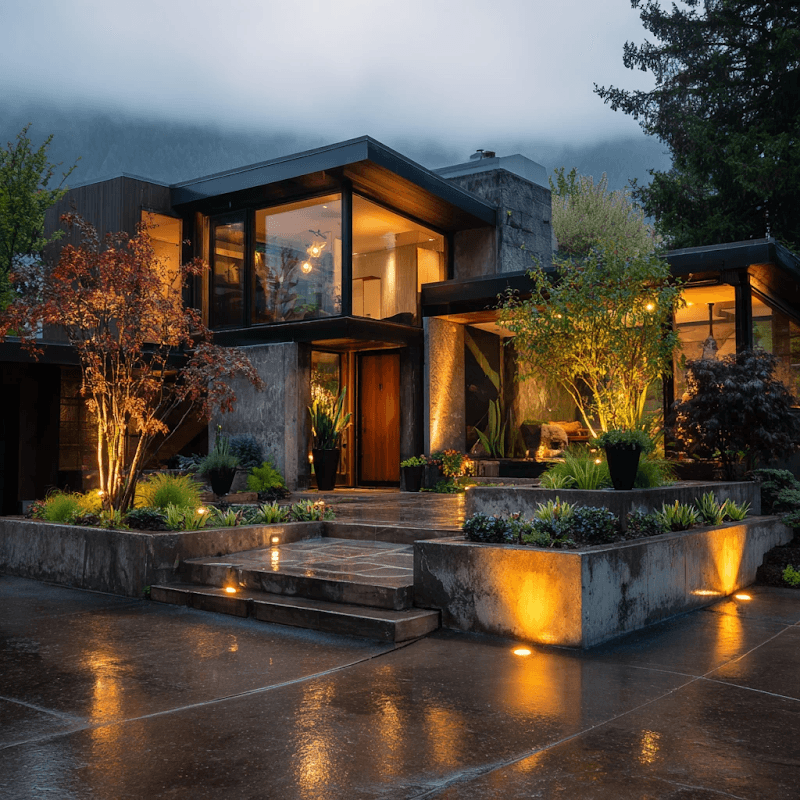 Vancouver Landscape Lighting Moonlit photo 2
